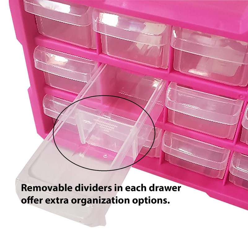 The Original Pink Box 12 Drawer Stackable Drawer Wayfair